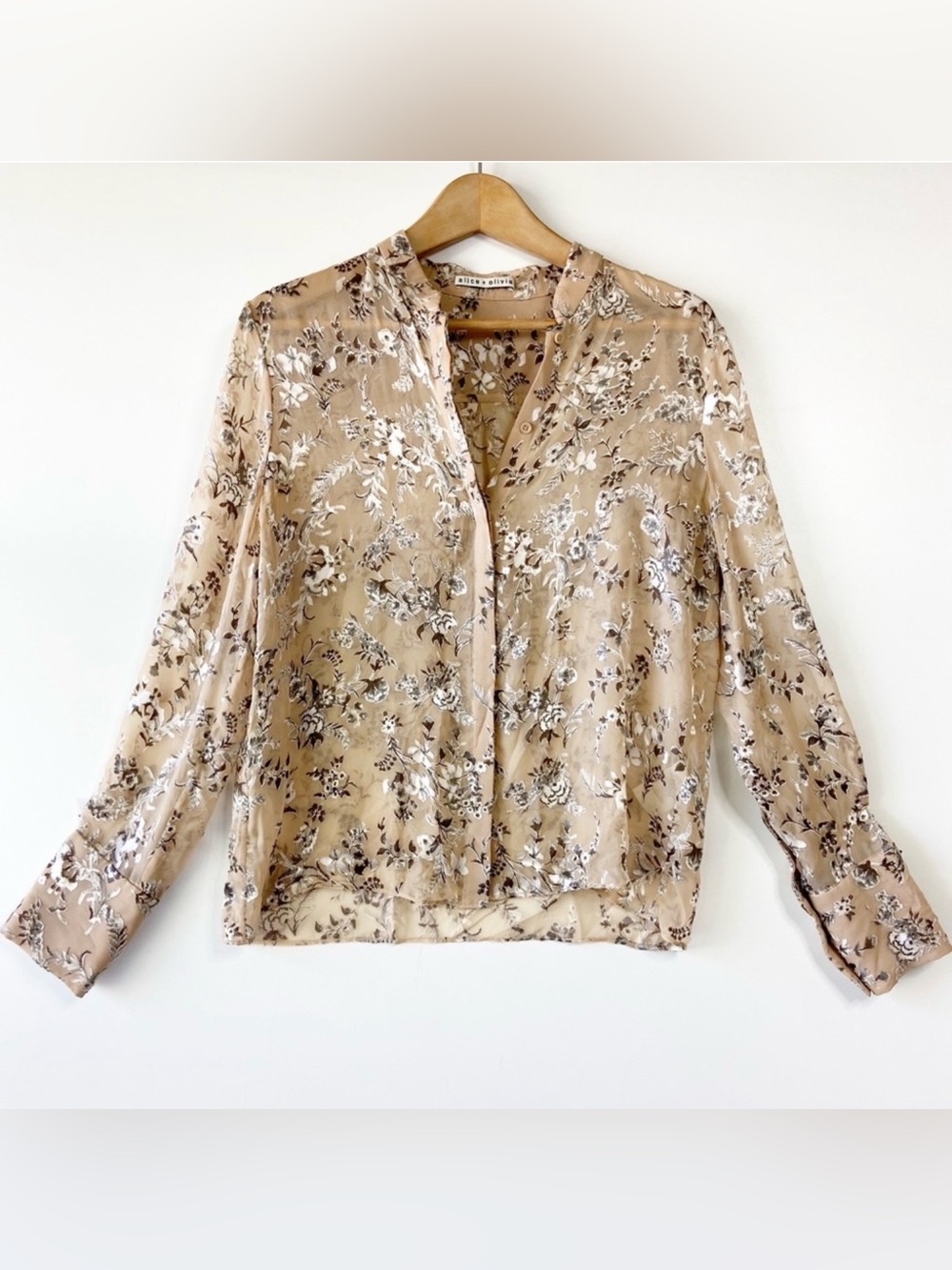 Alice + Olivia Floral Blouse | Sz M